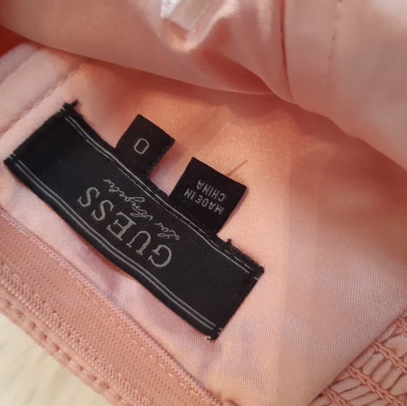 Coral pink Guess strapless summer dress - Picture 3 of 4